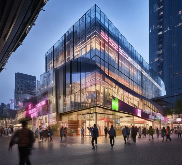 十堰市新合作商贸城，城市商贸新地标，民生消费新枢纽